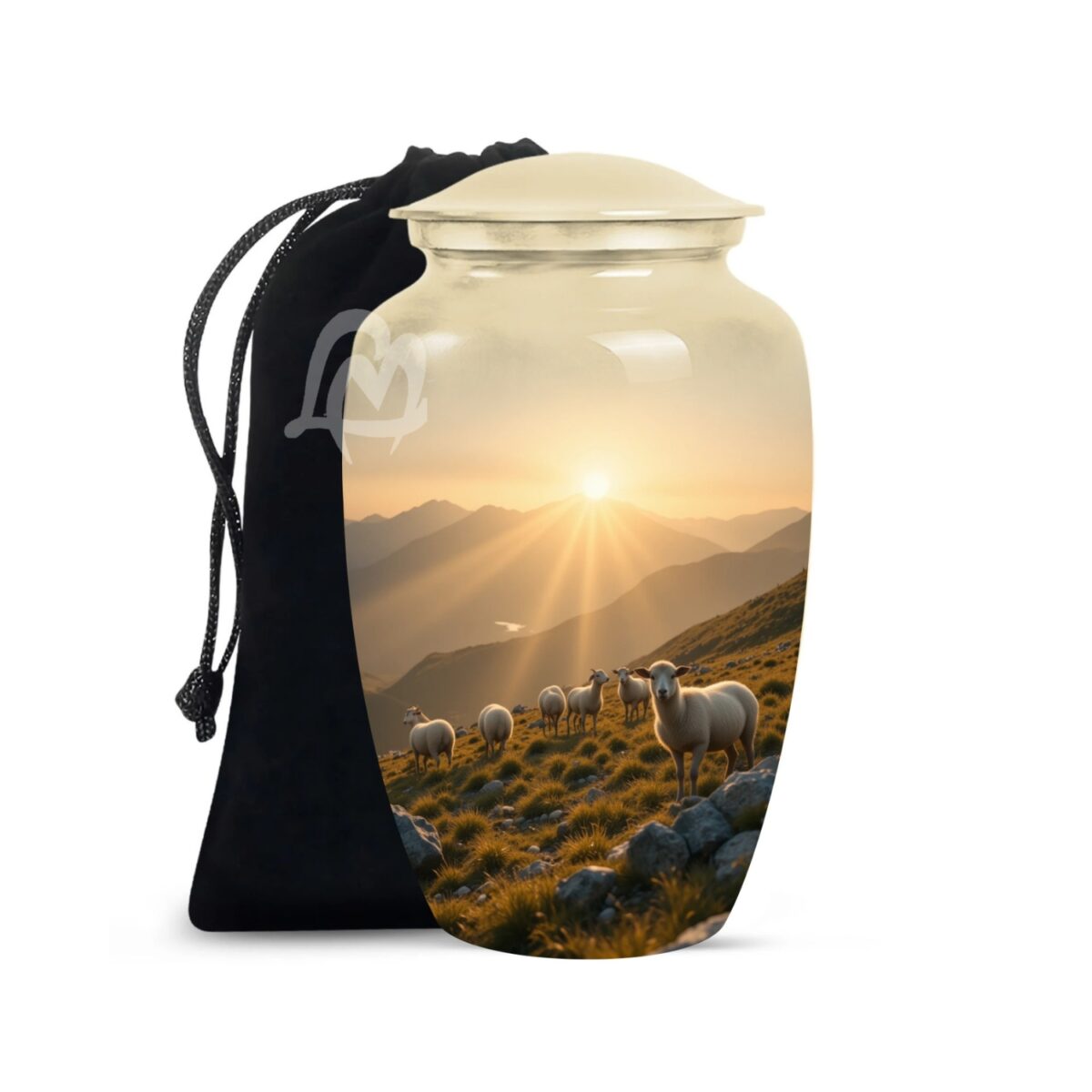 Sheep Cremation Urn for Ashes Adult Male/Female | Handcrafted Urns for Human Ashes