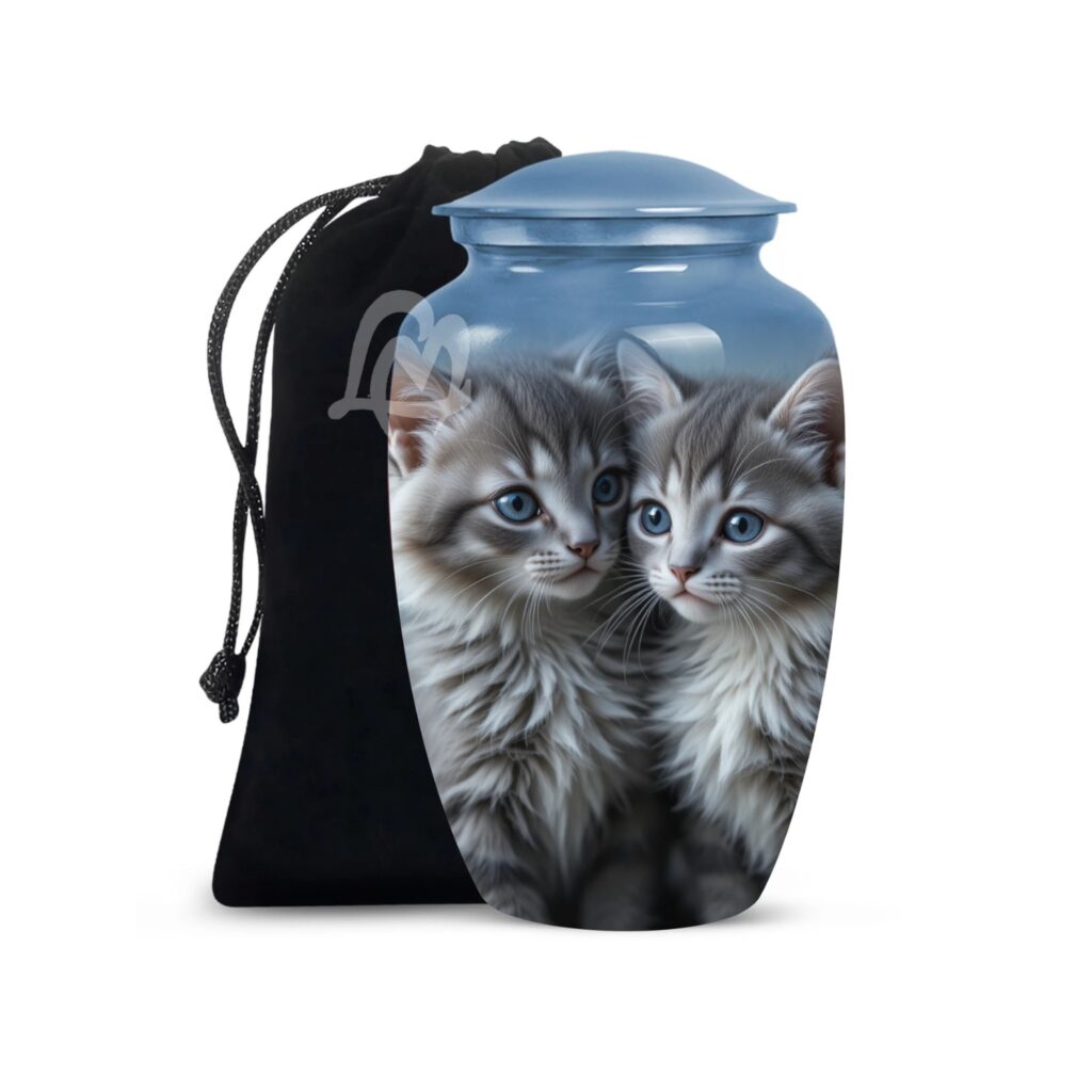 Cat Cremation Urns for Human Ashes - Burial Memorial Urn for Adults | Funeral Urns for Ashes Adult.