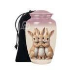 Rabbit Aluminum Cremation Funeral Urns for Adult Human & Pet Loss