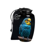 Budgie Cremation Urn for Human Ashes | Memorial Urn Carefully Handcrafted with Elegant Finishes