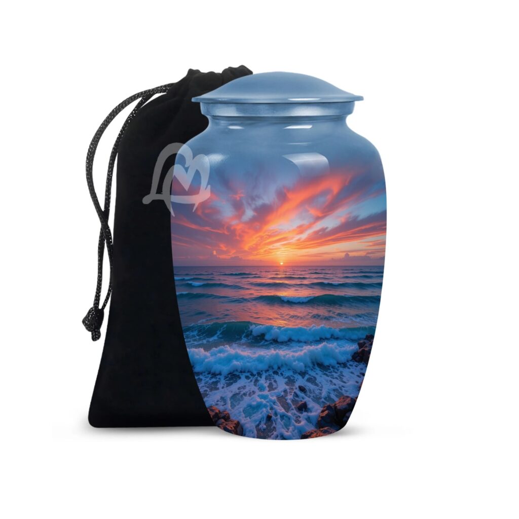 Ocean Cremation Urns For Human Ashes | Adult Cremation Urn For Ashes, Urn For Men & Women,