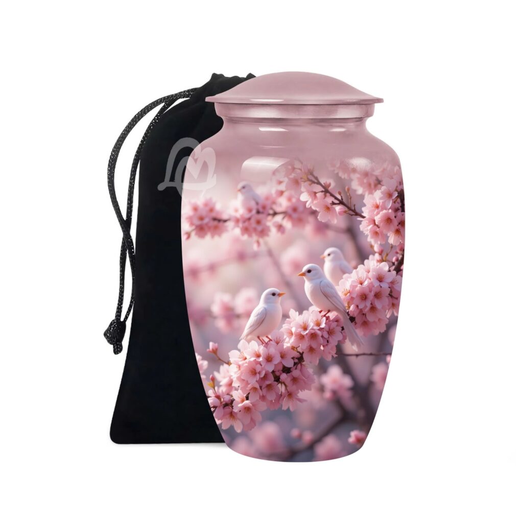Beautiful Peaceful Memorial Cremation Urn Tribute to Your Love ones.