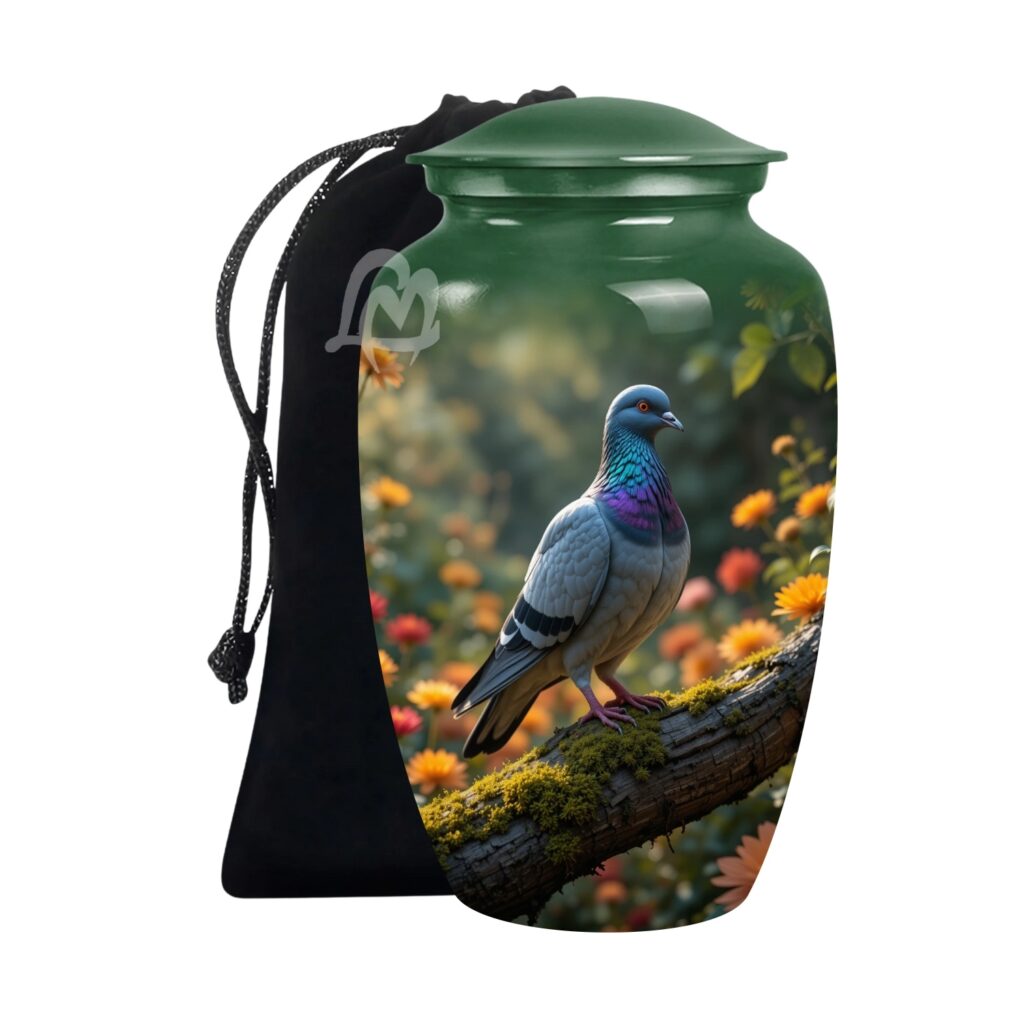 Memorial Urns for Mom and Dad 10 Inch & 200 Cubic Inches - A Loving Tribute to Honor His Life.