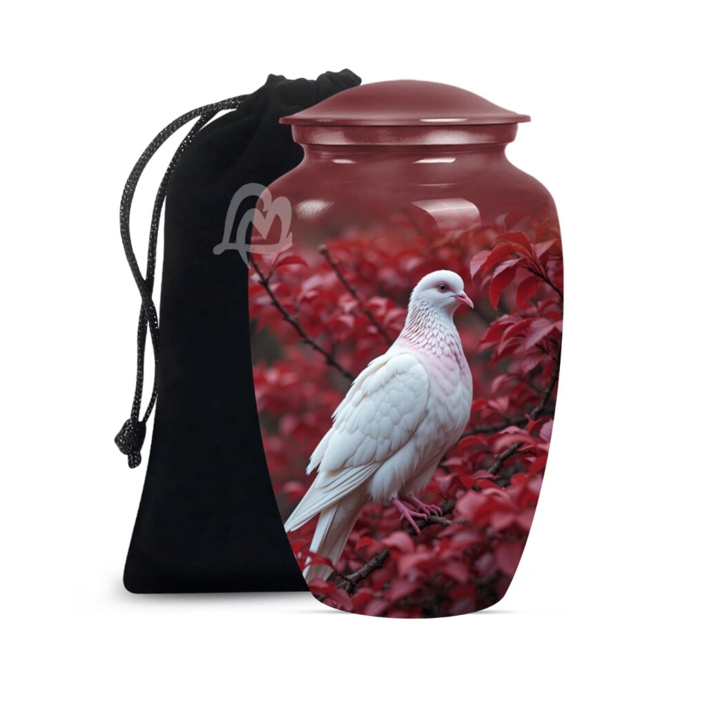 Memorial Urns for Mom and Dad 10 Inch & 200 Cubic Inches - A Loving Tribute to Honor His Life.