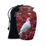 Memorial Urns for Mom and Dad 10 Inch & 200 Cubic Inches - A Loving Tribute to Honor His Life.