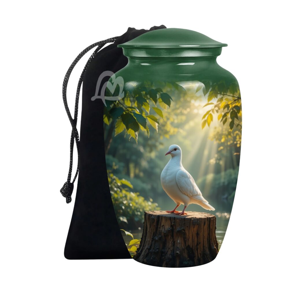 Pigeon Urns for Adult Male & Female Ashes - Large Funeral Urn for Human Ashes Women