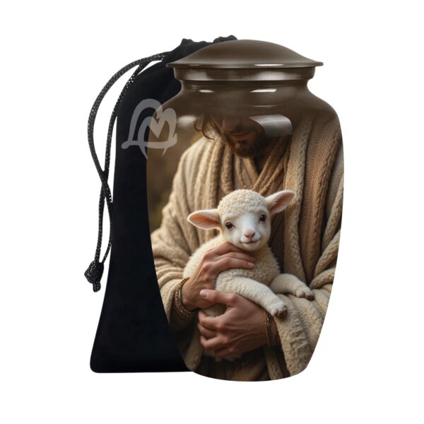 Sheep Cremation Urn for Ashes Adult Male/Female | Handcrafted Urns for Human Ashes