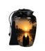 "Forever in Our Hearts" Boatman Cremation Urn for Human Ashes - Adult Funeral Urn Handcrafted