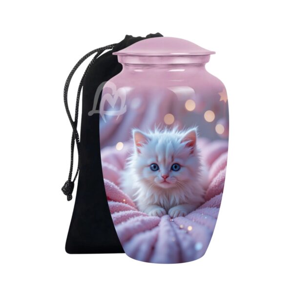 Persian Cat Urns for Adult Women & Men - Large Capacity Urn for Ashes