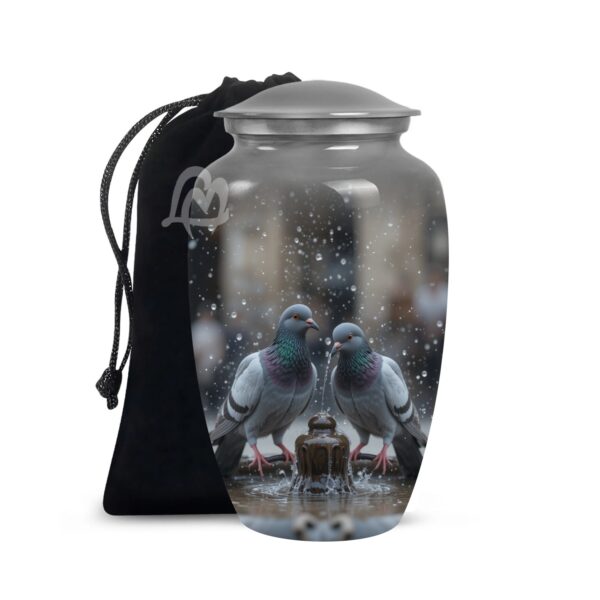 Memorial Urns for Mom and Dad 10 Inch & 200 Cubic Inches - A Loving Tribute to Honor His Life.