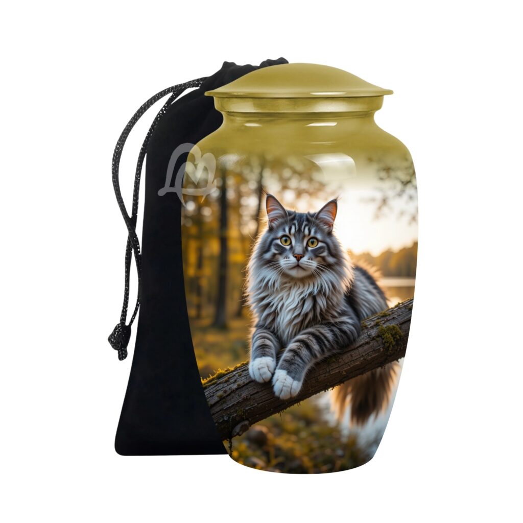 Cat Cremation Urn for Ashes for Women & Male, Pet Memorials for Human Ashes Adult Female & Man