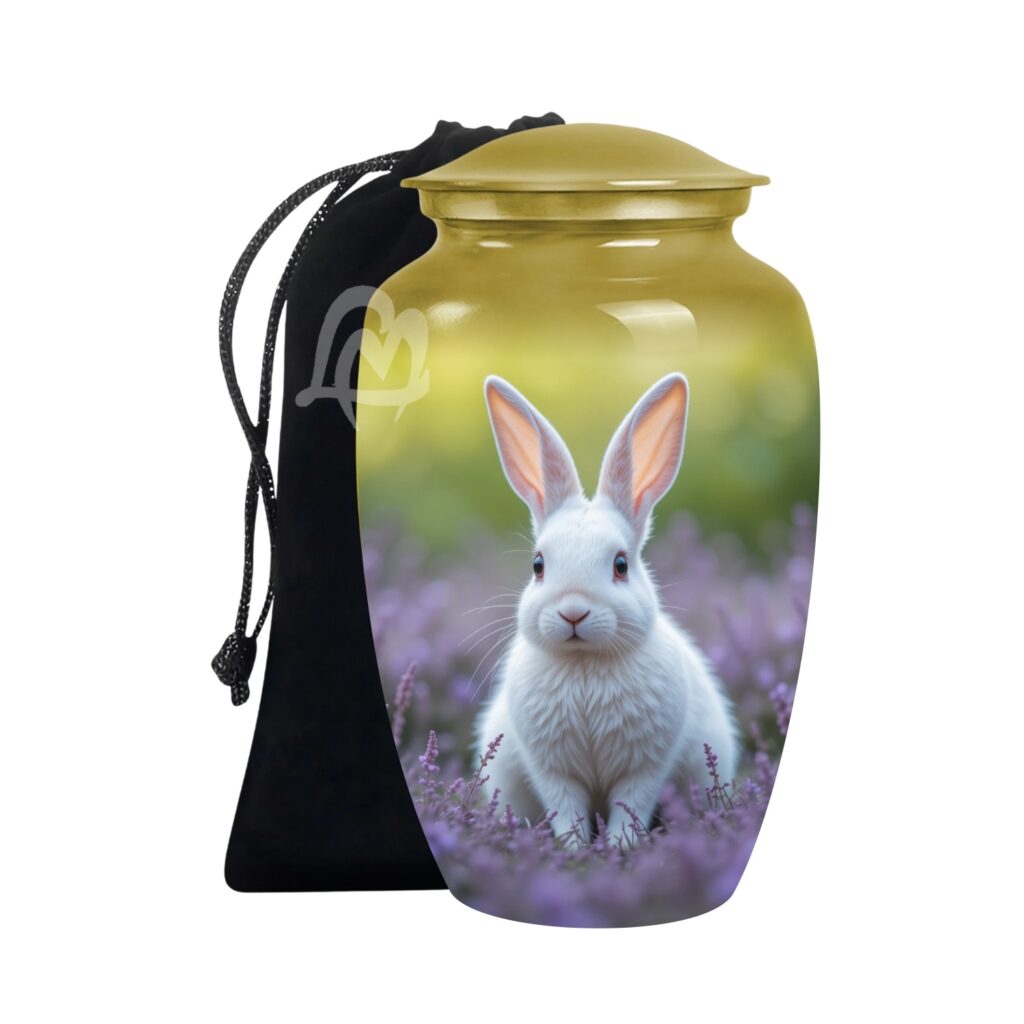 Rabbit Aluminum Cremation Funeral Urns for Adult Human & Pet Loss
