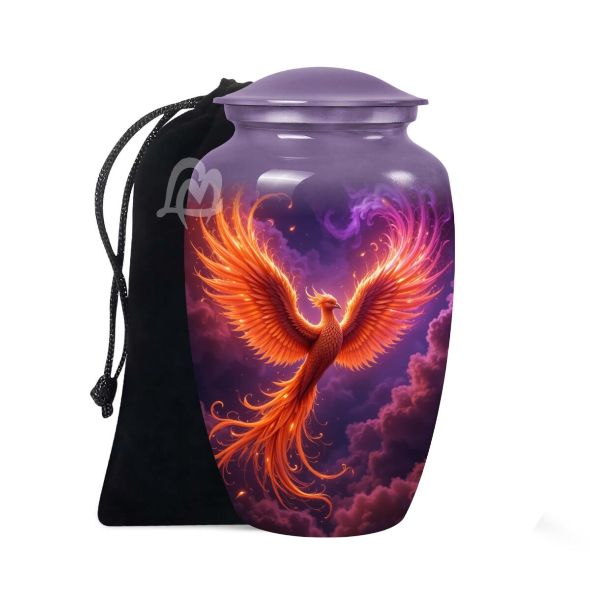 Handcrafted Burial Funeral Urns for Cremated Ash Remains Storage.