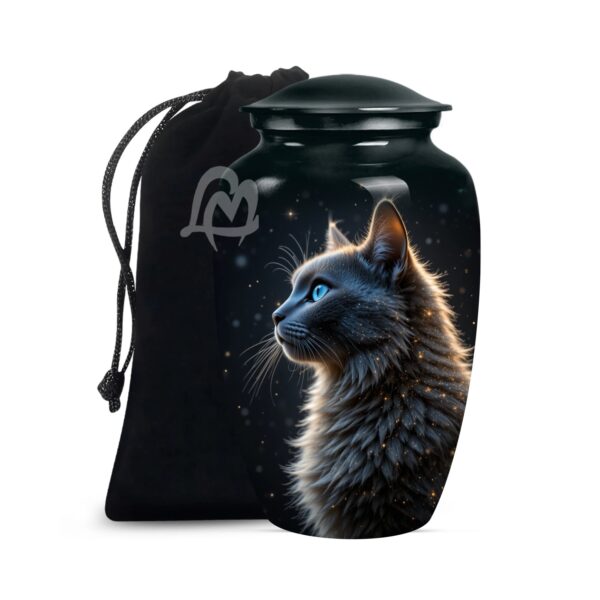 Persian Cat Urns for Adult Women & Men - Large Capacity Urn for Ashes