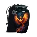 Phoenix Cremation Funeral Urns for Adult Human | Memorial Container Jar Pot, Beautiful Style