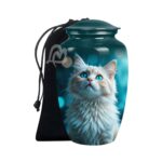 Cat Cremation Urns for Human Ashes - Burial Memorial Urn for Adults | Funeral Urns for Ashes Adult.