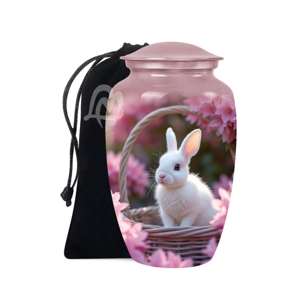 Rabbit Aluminum Cremation Funeral Urns for Adult Human & Pet Loss