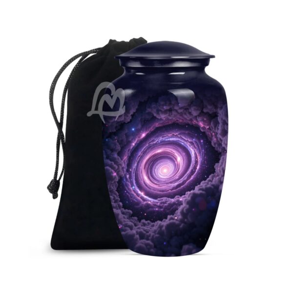 Galaxy Cremation Urn for Ashes Adult Male - Beautifully Handcrafted Urns