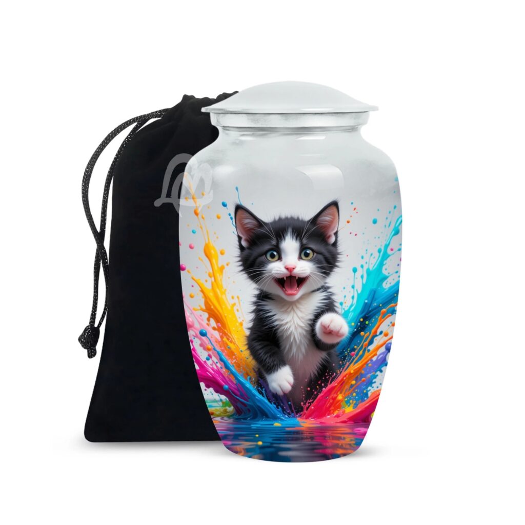 Cat Cremation Urn for Ashes for Women & Male, Pet Memorials for Human Ashes Adult Female & Man,