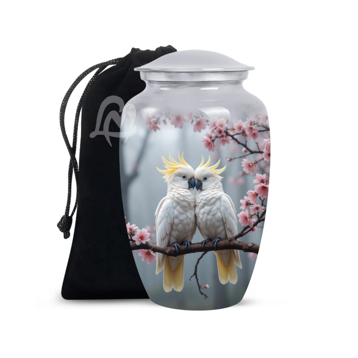 Budgie Cremation Urn for Human Ashes | Memorial Urn Carefully Handcrafted with Elegant Finishes