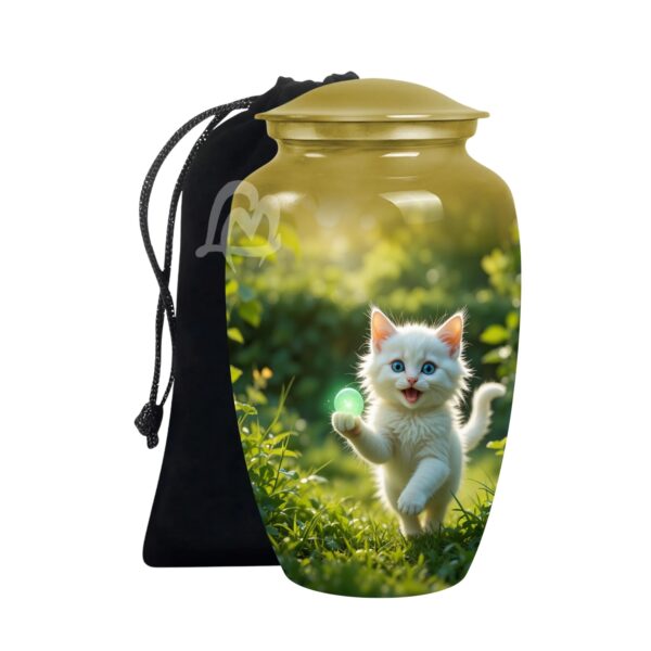 Cat Cremation Urns for Human Ashes - Burial Memorial Urn for Adults | Funeral Urns for Ashes Adult.
