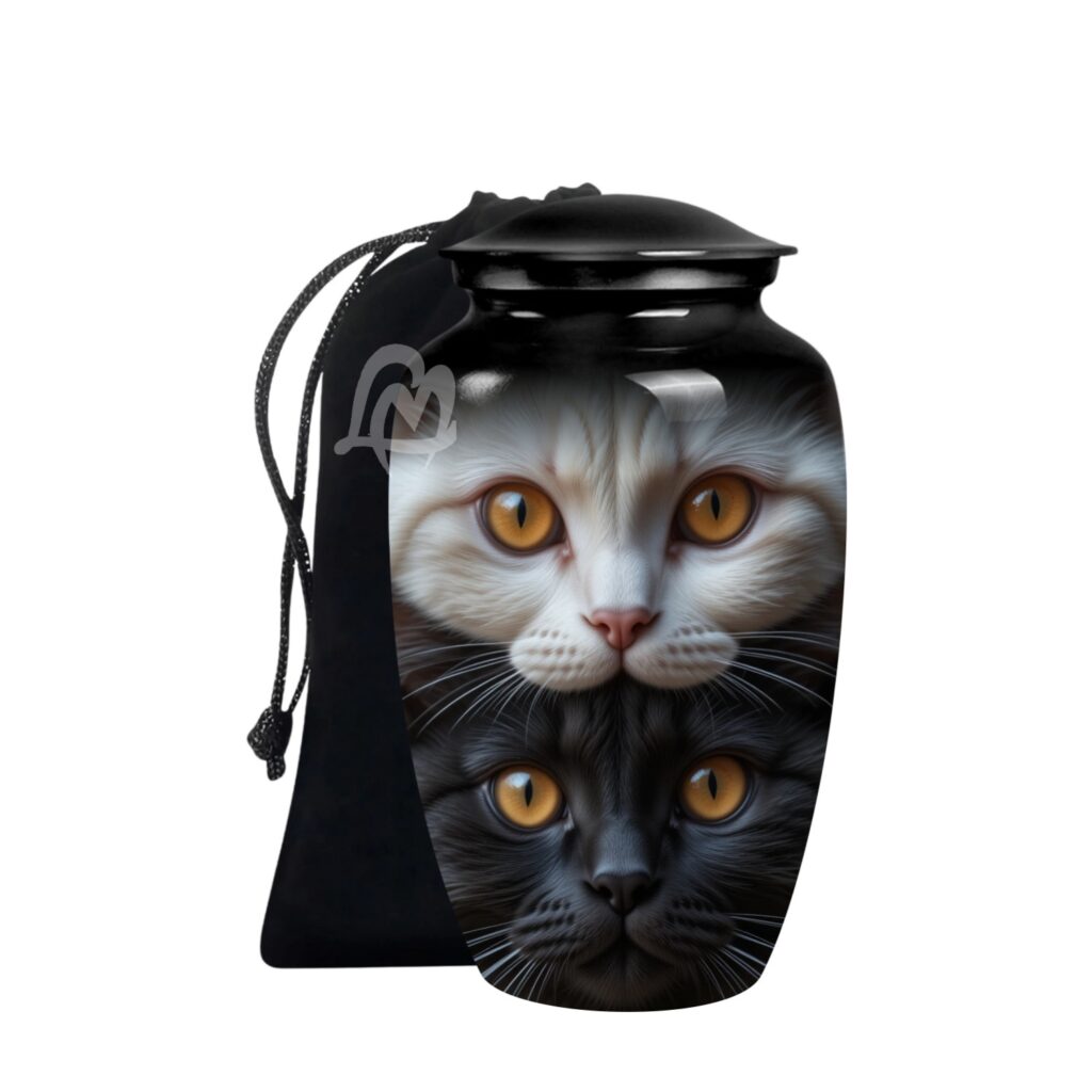 Cat Cremation Urn for Ashes for Women & Male, Pet Memorials for Human Ashes Adult Female & Man