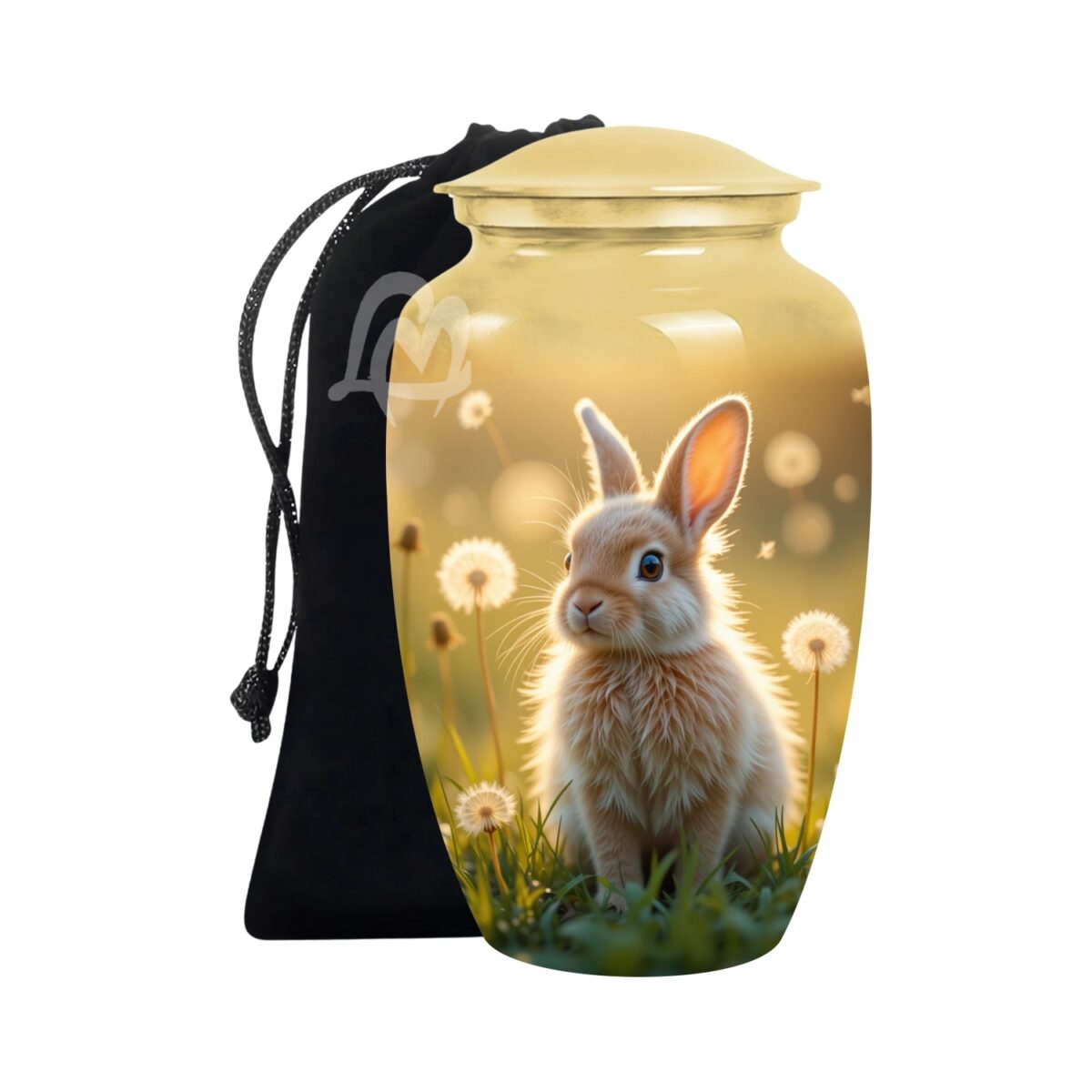 Rabbit Aluminum Cremation Funeral Urns for Adult Human & Pet Loss
