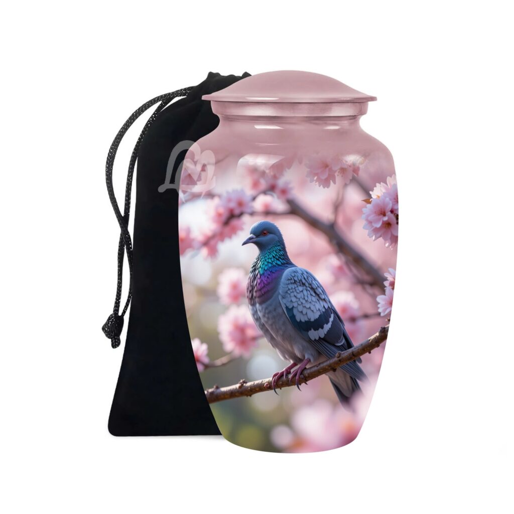 Pigeon Urns for Adult Male & Female Ashes - Large Funeral Urn for Human Ashes Women