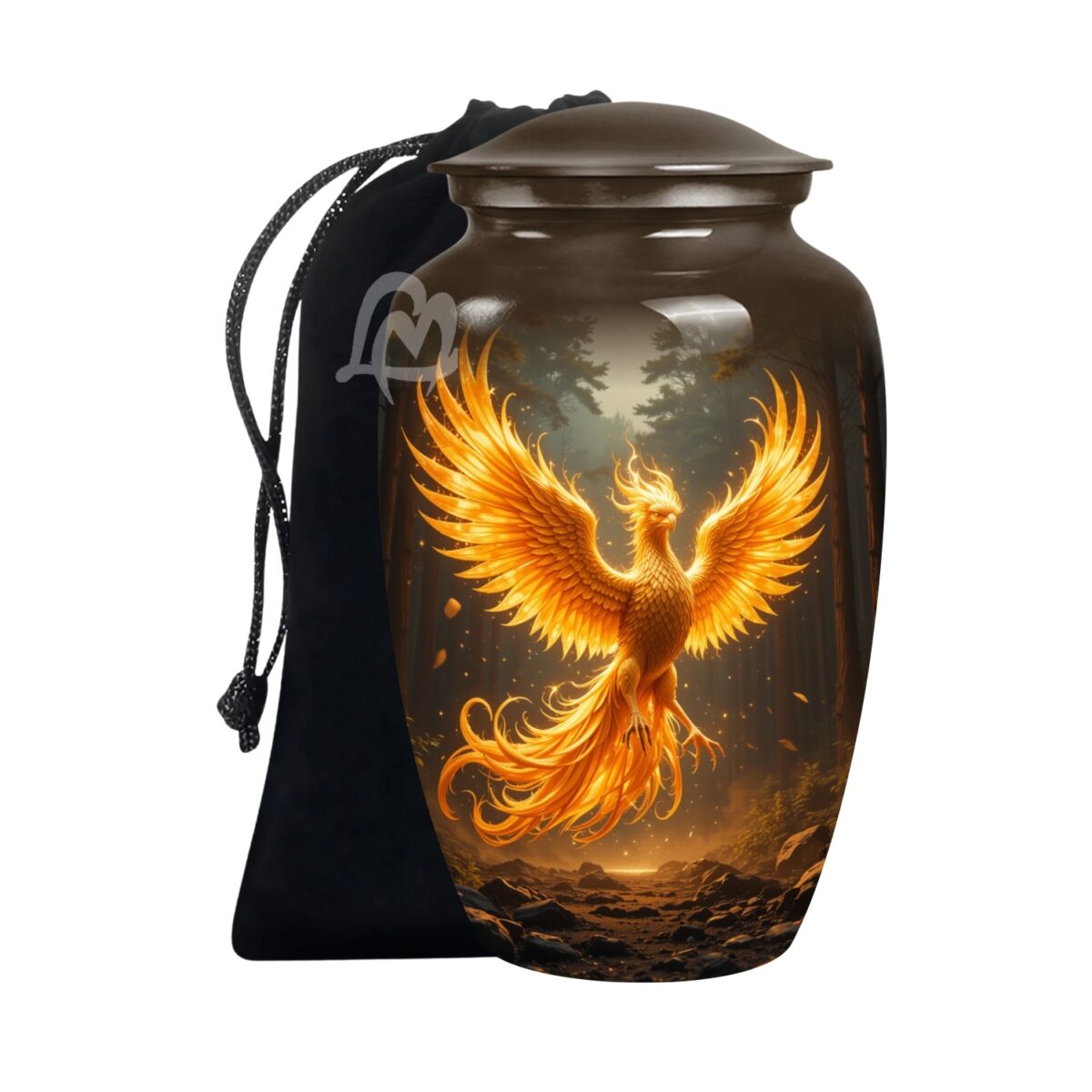 Handcrafted Burial Funeral Urns for Cremated Ash Remains Storage.