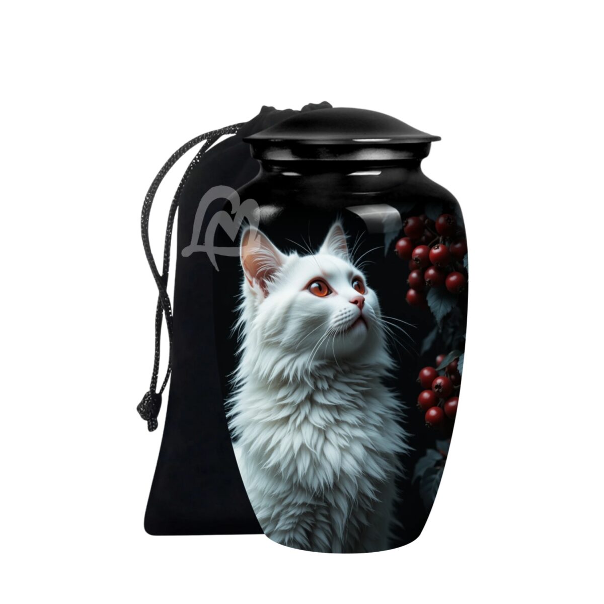 Persian Cat Urns for Adult Women & Men - Large Capacity Urn for Ashes