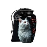 Persian Cat Urns for Adult Women & Men - Large Capacity Urn for Ashes