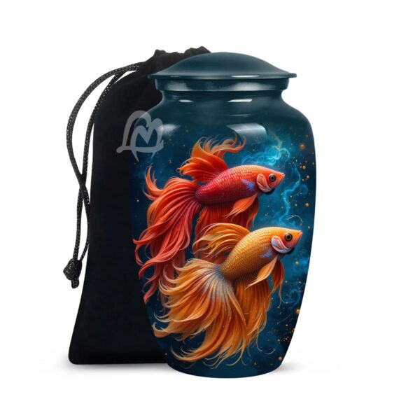 Fish Cremation Urn for Ashes for Women Decorative Urns