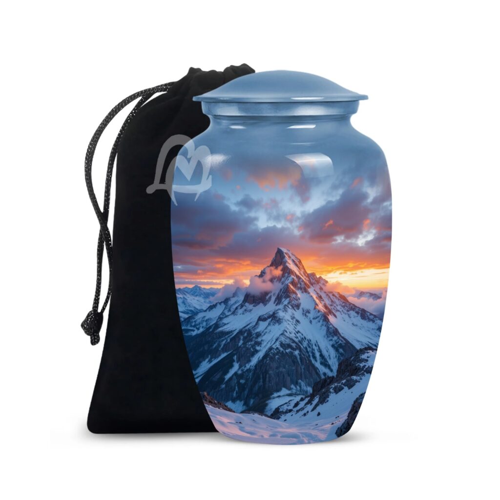 Thoughtful Memorial for Funeral, Burial & Home Memorial Funeral Urn for Men & Women.
