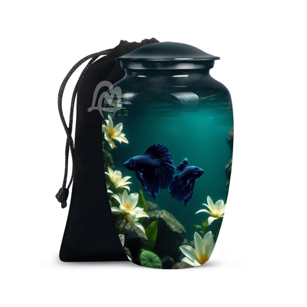 Fish Cremation Urn for Ashes for Women Decorative Urns