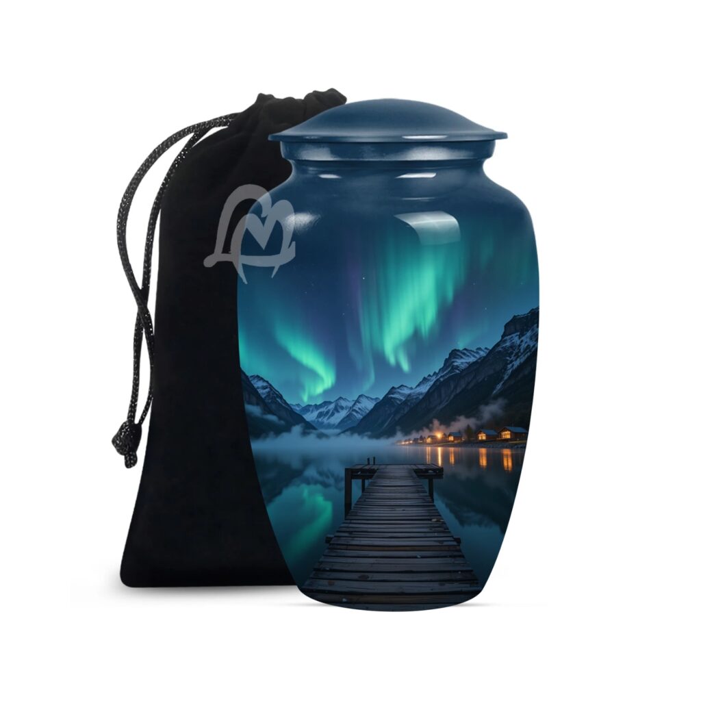 Thoughtful Memorial for Funeral, Burial & Home Memorial Funeral Urn for Men & Women.