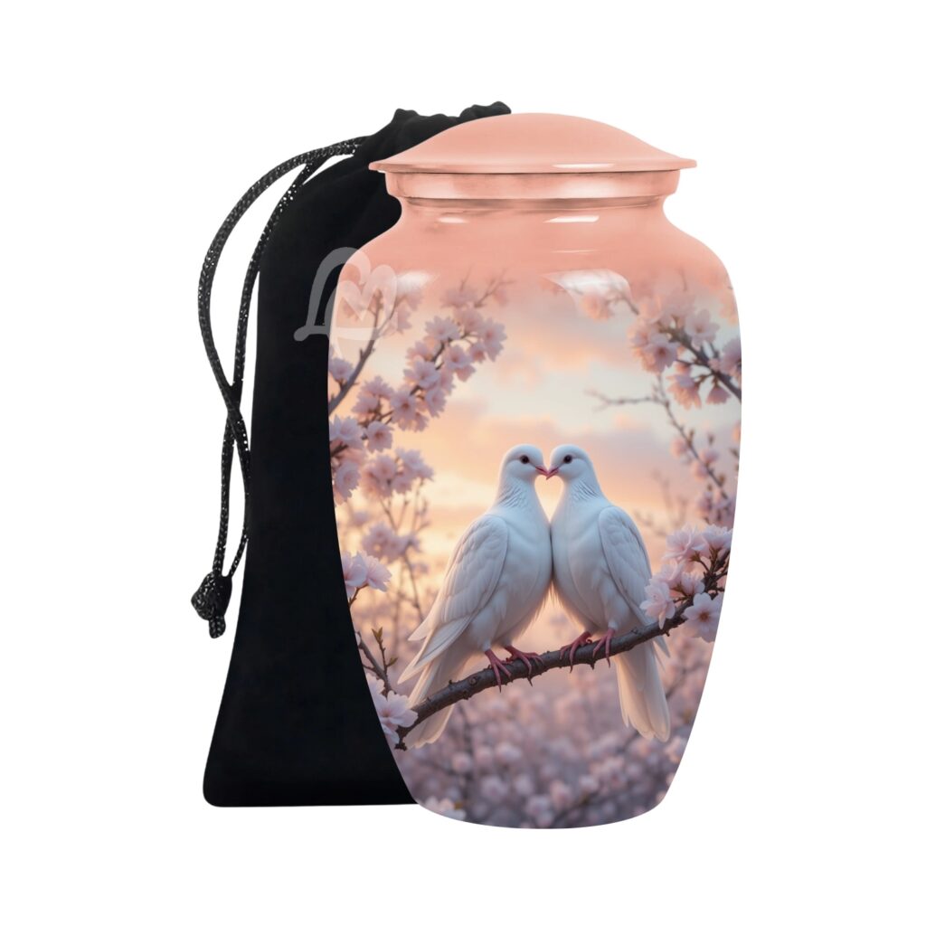 Memorial Urns for Mom and Dad 10 Inch & 200 Cubic Inches - A Loving Tribute to Honor His Life.