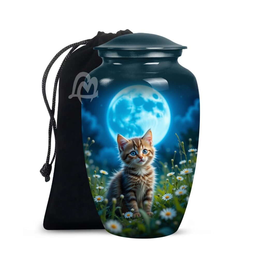 Cat Cremation Urn for Ashes for Women & Male, Pet Memorials for Human Ashes Adult Female & Man