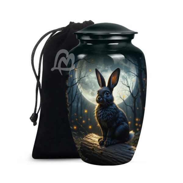 Rabbit Aluminum Cremation Funeral Urns for Adult Human & Pet Loss