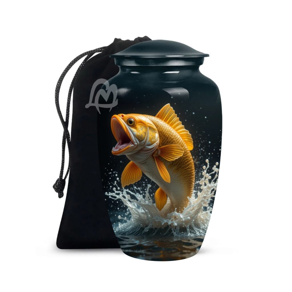 Fish Cremation Urn for Ashes for Women Decorative Urns