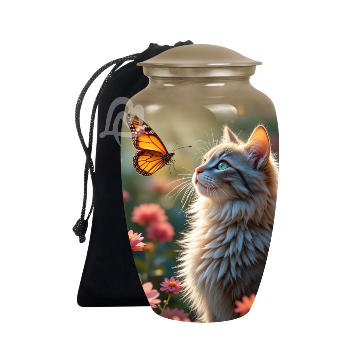 Persian Cat Urns for Adult Women & Men - Large Capacity Urn for Ashes