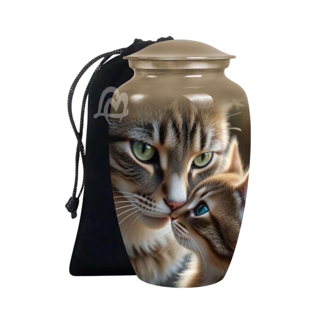 Cat Cremation Urn for Ashes for Women & Male, Pet Memorials for Human Ashes Adult Female & Man