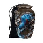 Memorial Urns for Mom and Dad 10 Inch & 200 Cubic Inches - A Loving Tribute to Honor His Life.