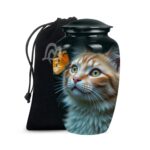 Cat Cremation Urns for Human Ashes - Burial Memorial Urn for Adults | Funeral Urns for Ashes Adult.