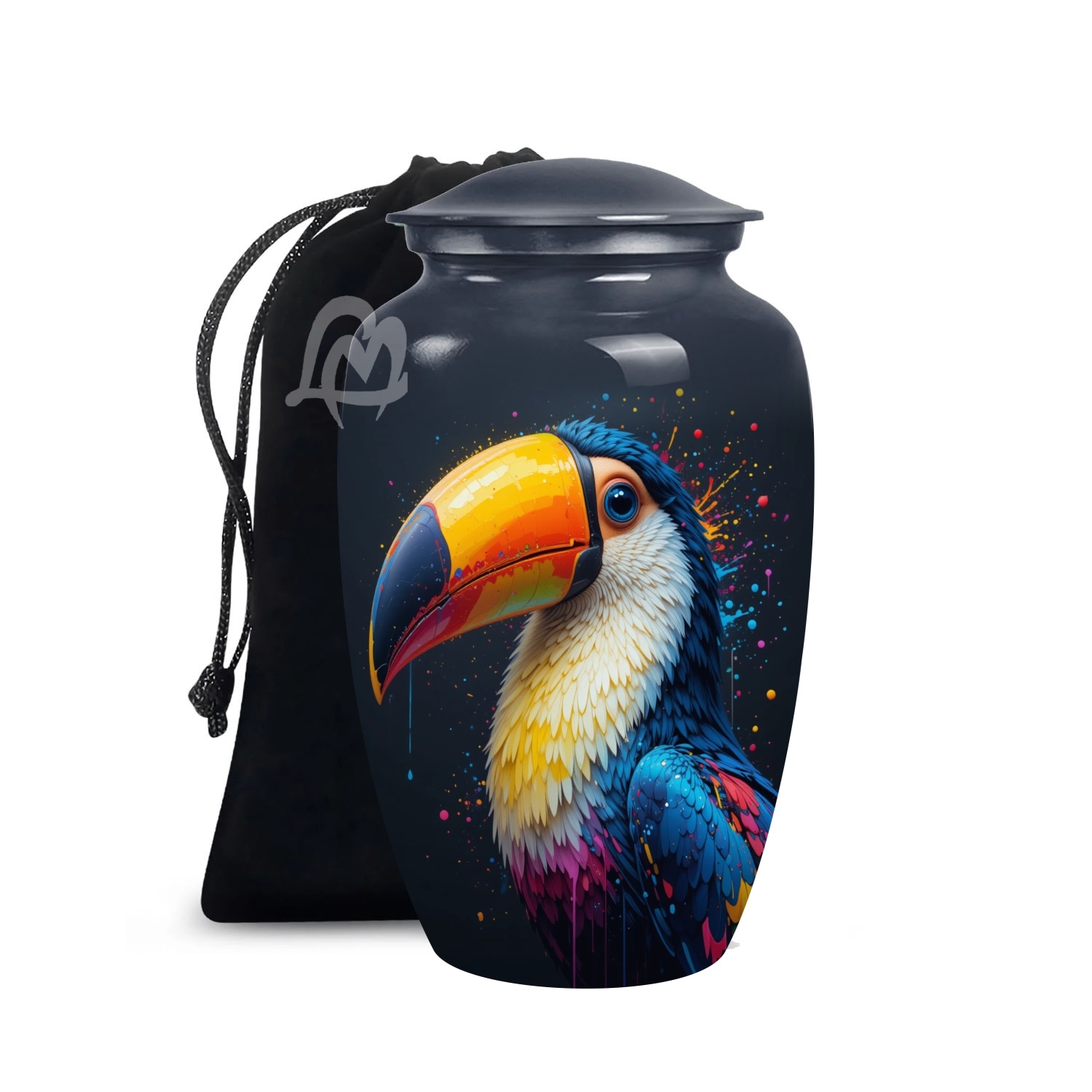 Toucan Urns Family Tribute of Peaceful Handcrafted Large Urn for Ashes Adult Male & Female Toucan Urns Family Tribute of Peaceful Handcrafted Large Urn for Ashes Adult Male & Female