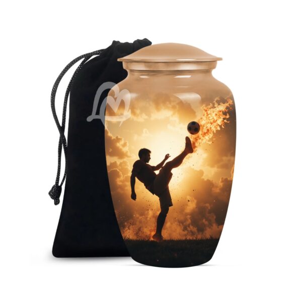 Football Urn - Football Player Cremation Urn - Football Urn - Sports Urn - Funeral Urn for Human Ashes