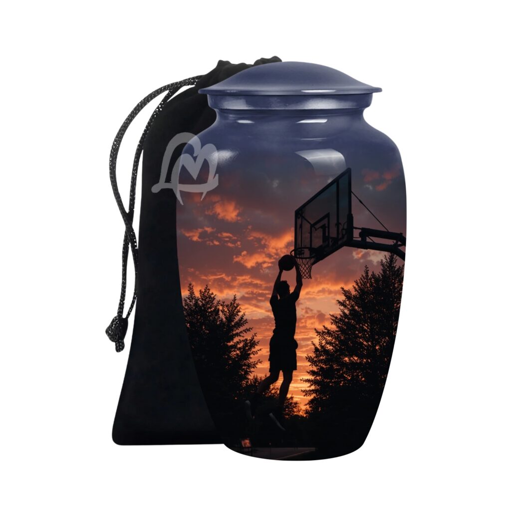 Basketball Urn - Basketball Player Cremation Urn - Basketball Urn - Sports Urn
