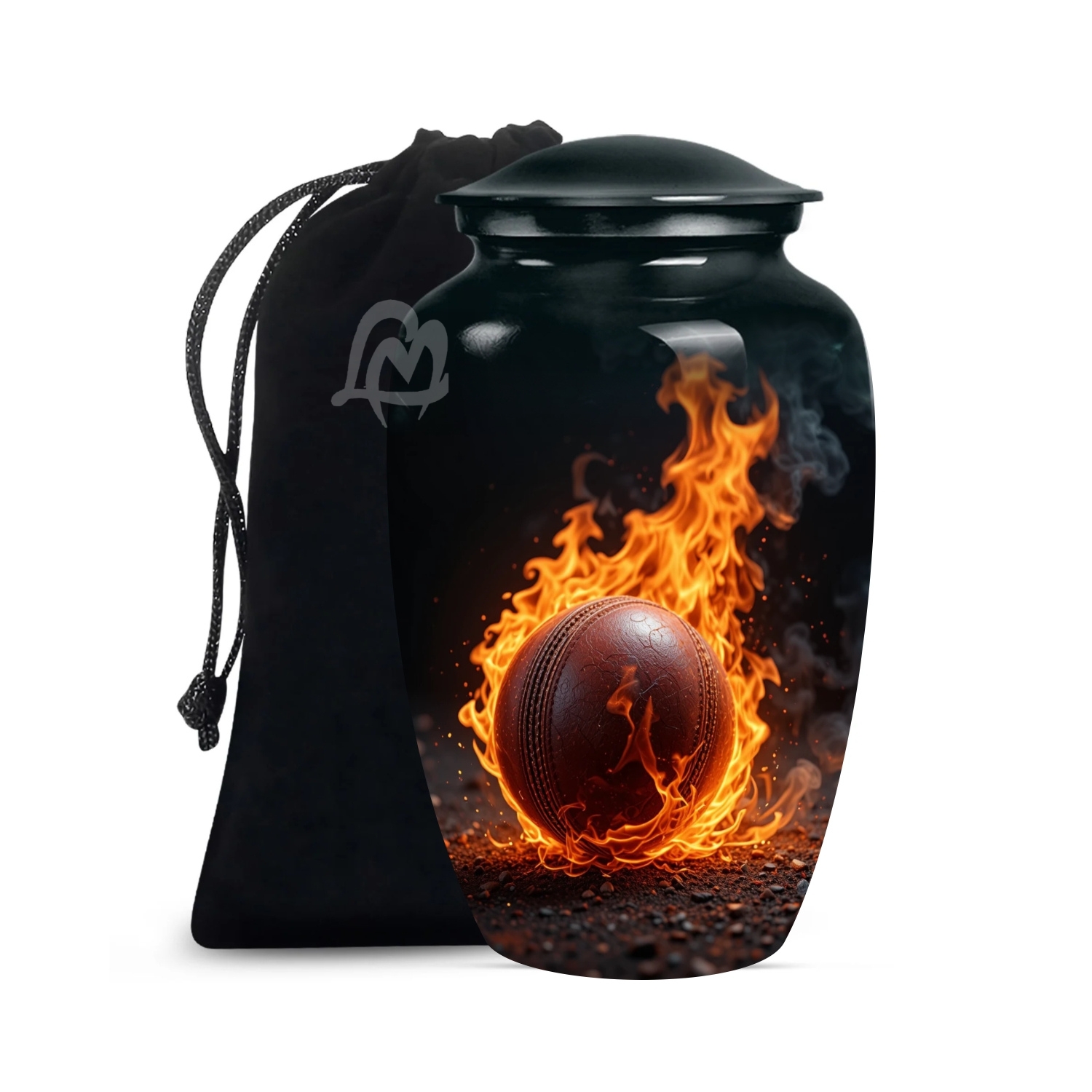 Decorative Burial Urn for Cremated Remain in Aluminium for Loved Ones. Decorative Burial Urn for Cremated Remain in Aluminium for Loved Ones.