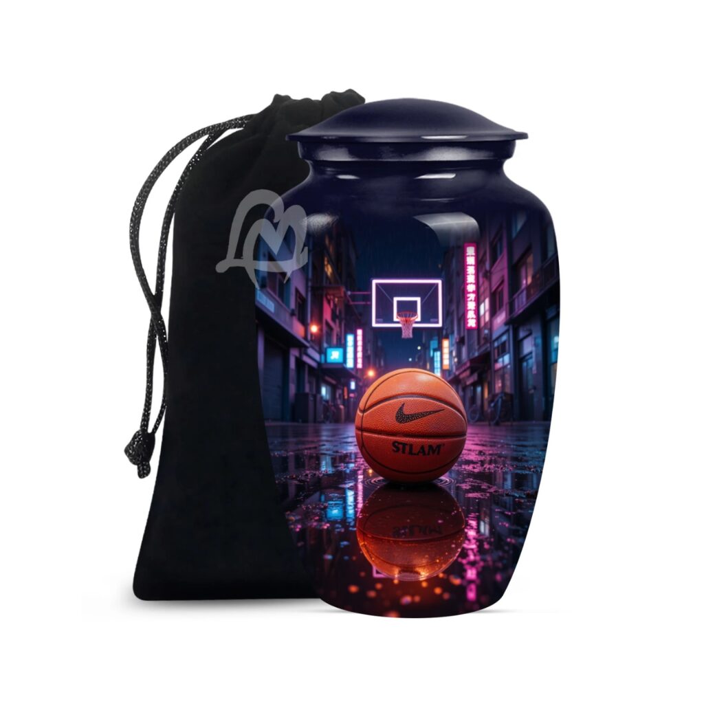 Basketball Urn - Basketball Player Cremation Urn - Basketball Urn - Sports Urn