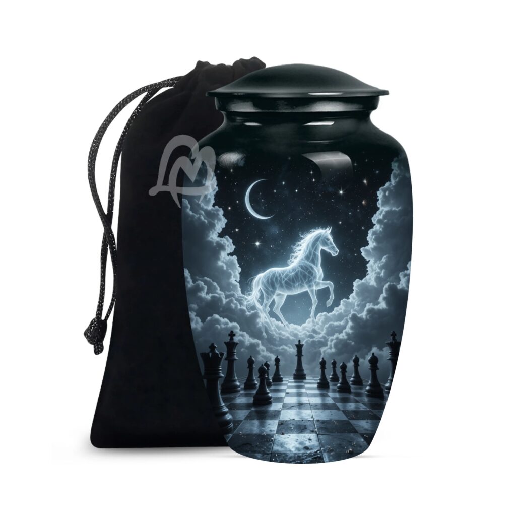 Burial Cremation Urns for Mom & Dad - Human Memorial Urn for Women & Men