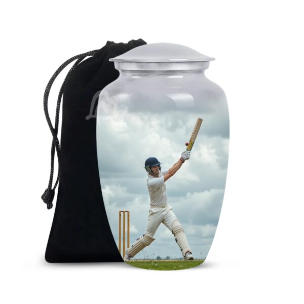 Cricket Cremation Urns for Human Ashes – Sports Funeral Urns for Adult Female & Male